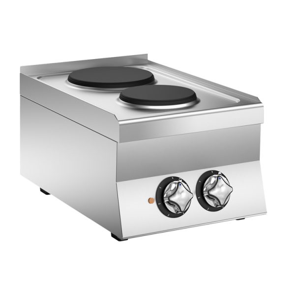 kooktoestel met 2 kookplaten, 40cm, 5.2kW Witech p650