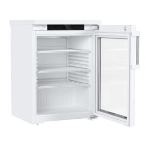 Koelkast Witech 127ltr. onderbouw SemiPro afm; 600x648x852mm (bxdxh) wit met glasdeur
